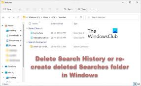 searches folder in windows 11