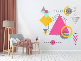 Geometric Abstract Vinyl Wall Art