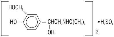 Salbutamol 2.5 Mg Formula Image