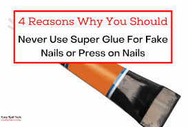 super glue on fake nails