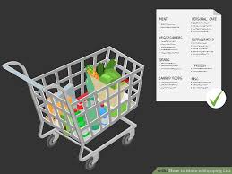 How To Make A Shopping List With Pictures Wikihow