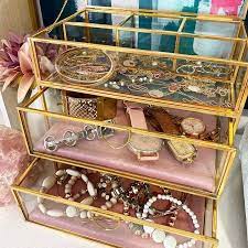 Glass Jewelry Box