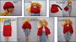8 free crochet barbie and doll clothes
