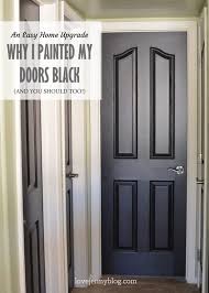 So I Painted My Doors Black