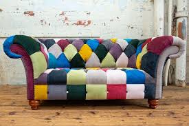 worthing patchwork chesterfield sofa