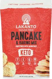 lakanto sugar free pancake and baking