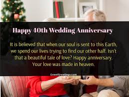 50 best happy 40th wedding anniversary