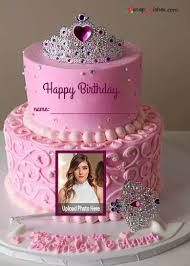 princess birthday cake with name and