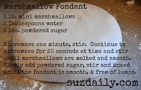 how to make marshmallow fondant suz daily