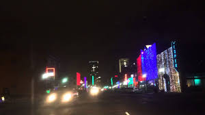 Christmas Lights Oklahoma City Broadway Avenue Automobile Alley