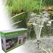 Solar Fountain Pump Pond Filters