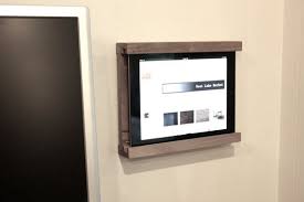 ipad wall mount with speakers