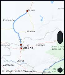 What Is The Distance From Kabwe Zambia To Lusaka Zambia