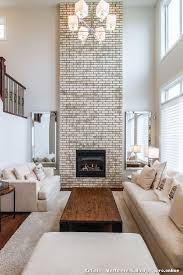 White Brick Fireplace Brick Fireplace