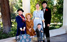 mary poppins family costume simple