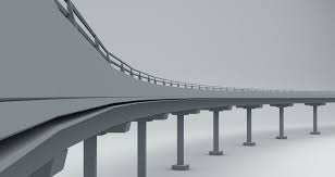 3d model beam bridge vr ar low poly