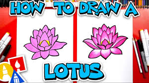 Rose drawing step by step. How To Draw A Lotus Flower Youtube