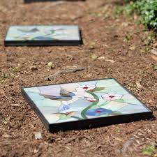 Outdoor Essentials 12 In X 12 In Hummingbird Stepping Stone