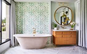 top 20 bathroom wallpaper ideas