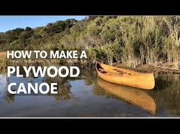 how to make a diy plywood canoe from