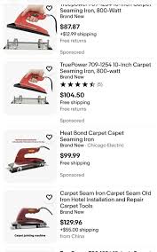 carpet seaming iron ebay