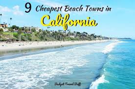 beach towns in california