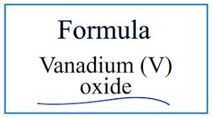 formula for vanadium v oxide