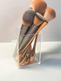 makeup brushes holder clear brush