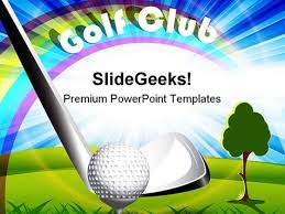 Golf Club Sports Powerpoint Templates And Powerpoint Backgrounds