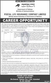 Browse verified job vacancies ininsurance and apply now. Postal Life Insurance Company Plicl Latest Jobs 2021 2021 Jobs Advertisement Pakistan