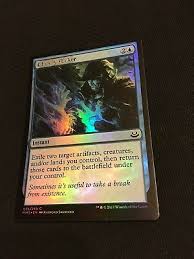 Can't say these are my favorite cards. Ghostly Flicker Misprint Foil Modern Masters 17 Mtg Nm Ebay
