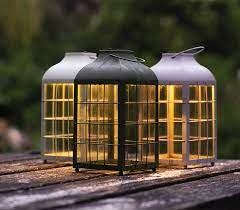 Vintage Solar Table Lantern Multiple