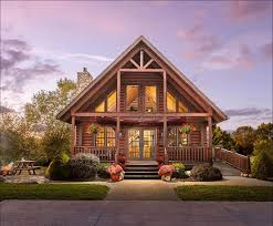 Charming Log Home With Lovely Interior