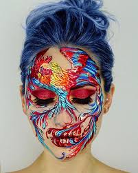 artistic face paint by vanessa davis