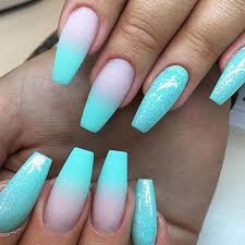 Check out these nail designs that will be everywhere this fall. 20 Amazing Images Of Teal Acrylic Nails You Ll Want To Try Nail Art Designs 2020