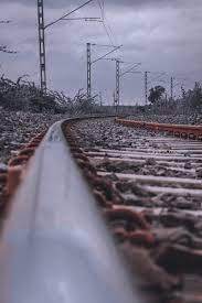 railway track editing background hd
