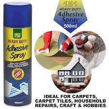 adhesive spray carpet glue heavy duty
