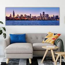 Canvas Large Wall Art Chicago Print