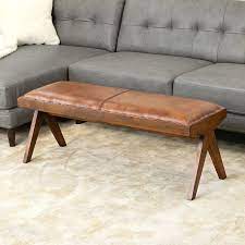 Finley Mindi Leather Bench In 2023