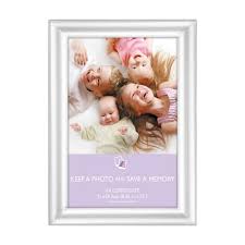 Photo Frame Silver Rounded