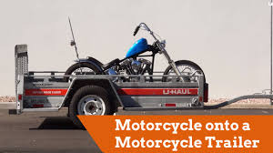 Click on a trailer title or a photo to view more details. How To Load A Motorcycle Onto A Motorcycle Trailer Youtube