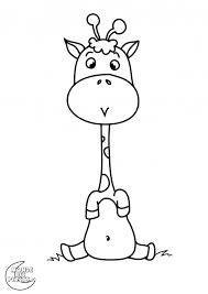 Apprendre à dessiner une girafe. Coloriage Girafe Humoristique Dessin Gratuit A Imprimer