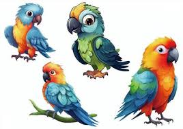 free vectors parrot ilration 2