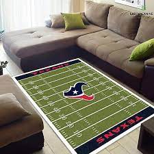 houston texans area rug living room