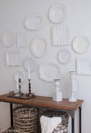 The Plate Wall The Inspired Room