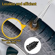 tire repair in rubber plug nail
