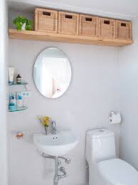 You can store your toothpaste, toothbrush, makeup stuff, and many more things in these simple glass jars and everything looks much tidier + stays a lot cleaner! 47 Creative Storage Idea For A Small Bathroom Organization Shelterness
