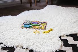 make a faux sheepskin rug honeybear lane