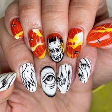 84 y halloween nail art ideas for