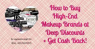 howto high end makeup brands at
